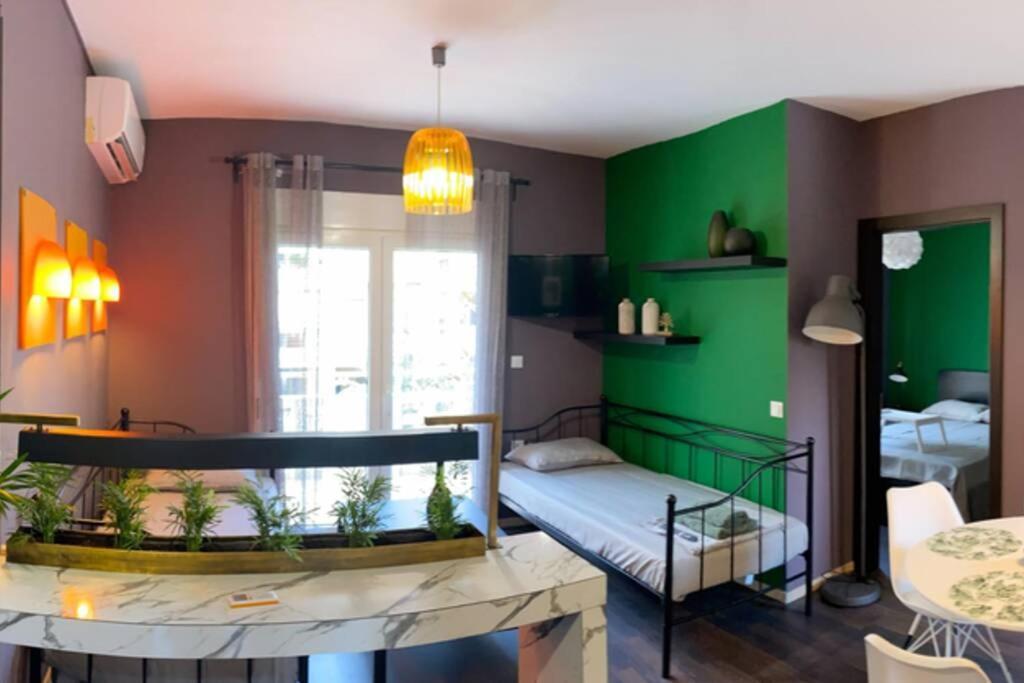 Green Apartment With View Komotiní Exteriér fotografie